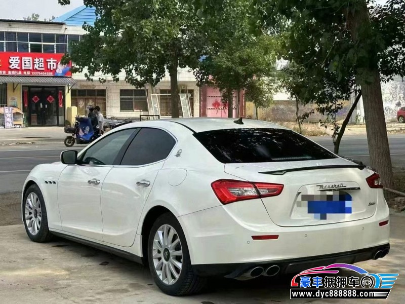 16年玛莎拉蒂Ghibli轿车抵押车出售