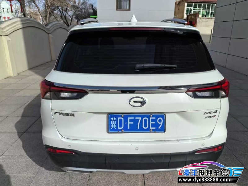 21年传祺GS4轿车抵押车出售