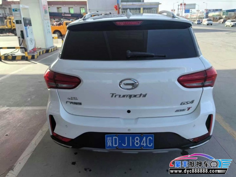 19年传祺GS4轿车抵押车出售