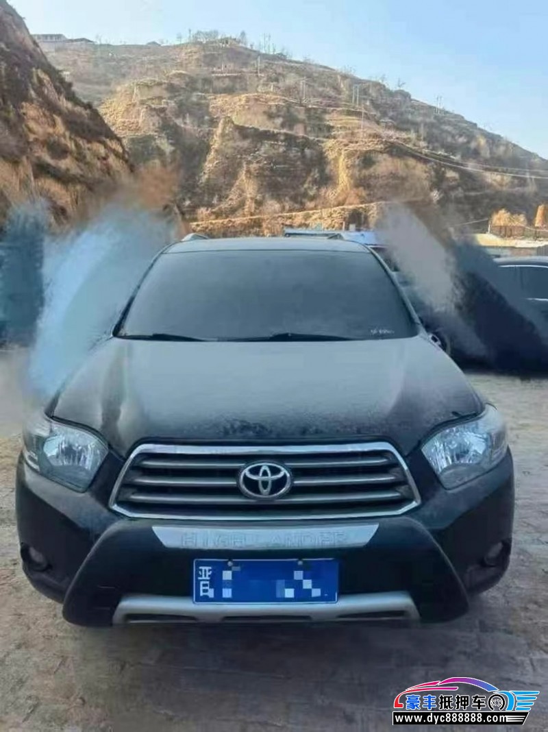 10年丰田汉兰达轿车抵押车出售