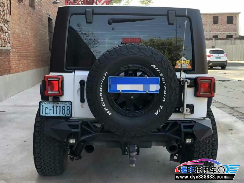 18年Jeep牧马人轿车抵押车出售