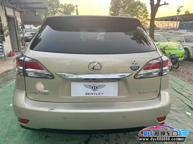 12年雷克萨斯RXSUV抵押车出售