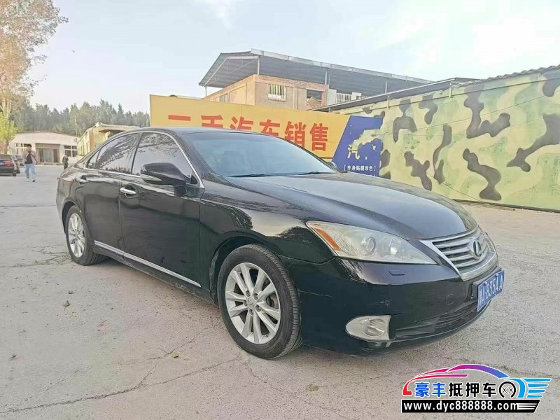 12年雷克萨斯ES轿车抵押车出售