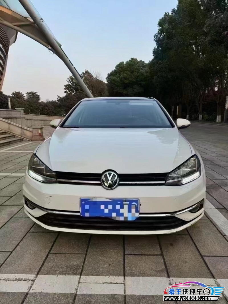 19年大众高尔夫轿车抵押车出售