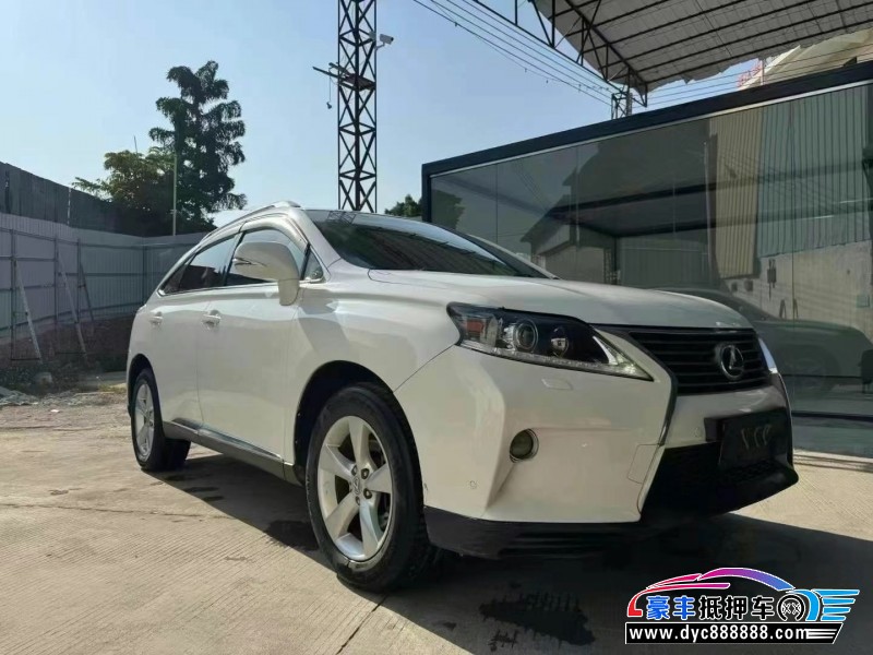 12年雷克萨斯RX轿车抵押车出售