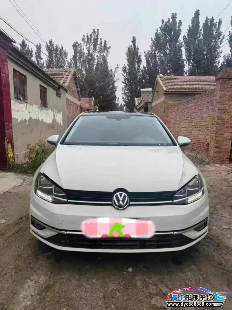 19年大众高尔夫轿车抵押车出售