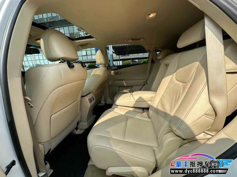 13年雷克萨斯RX轿车抵押车出售