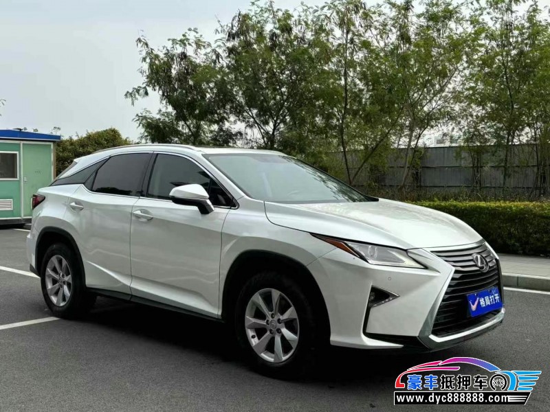 18年雷克萨斯RX轿车抵押车出售