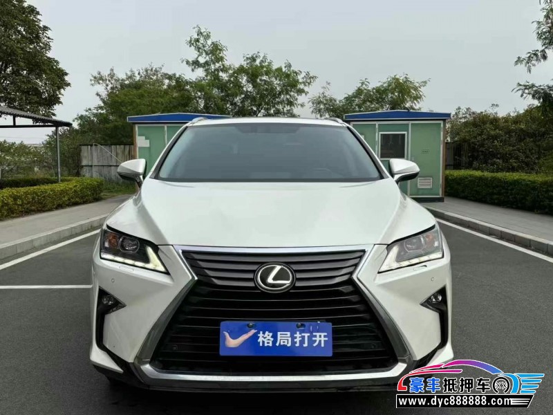 18年雷克萨斯RX轿车抵押车出售