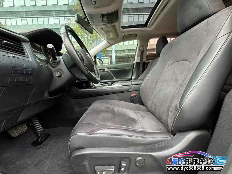 18年雷克萨斯RX轿车抵押车出售