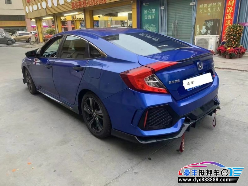 19年本田思域轿车抵押车出售