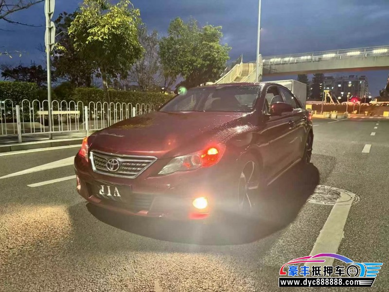 12年丰田锐志轿车抵押车出售