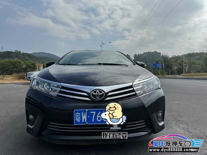 16年丰田卡罗拉轿车抵押车出售