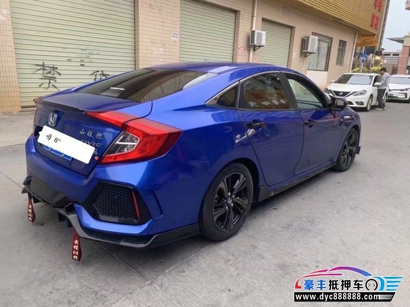 19年本田思域轿车抵押车出售