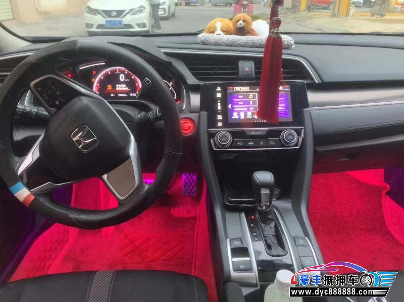 19年本田思域轿车抵押车出售