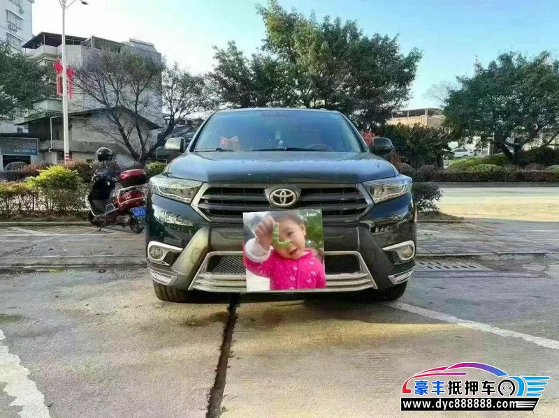 14年丰田汉兰达SUV抵押车出售