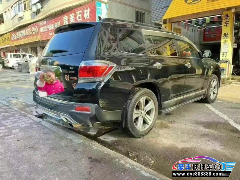 14年丰田汉兰达SUV抵押车出售