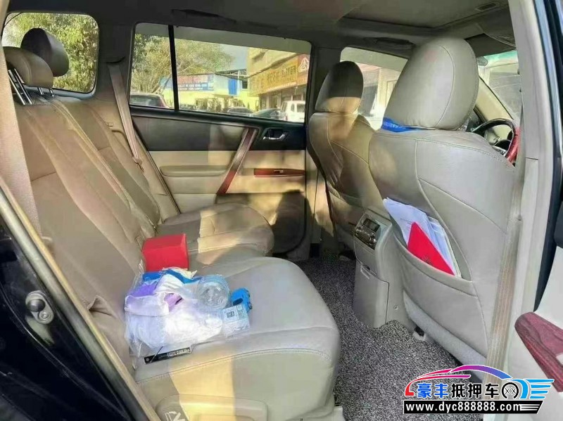 14年丰田汉兰达SUV抵押车出售