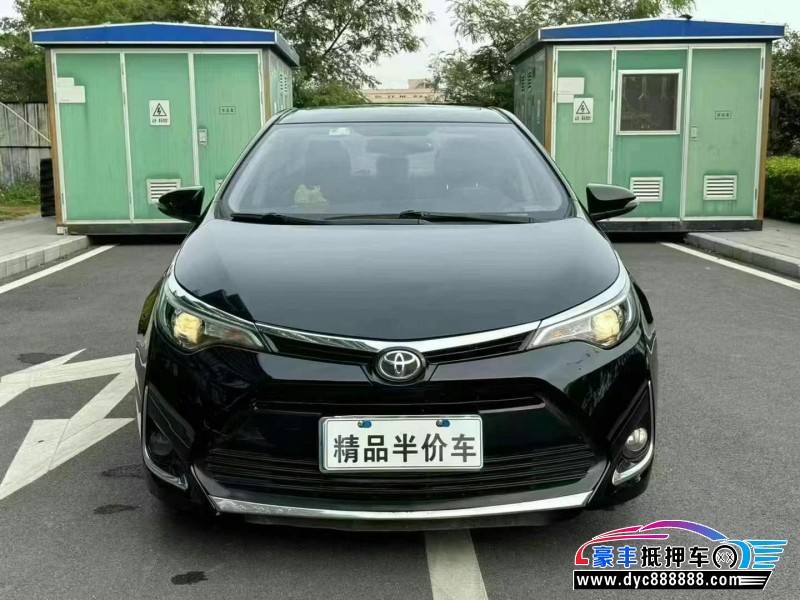 18年丰田雷凌轿车抵押车出售