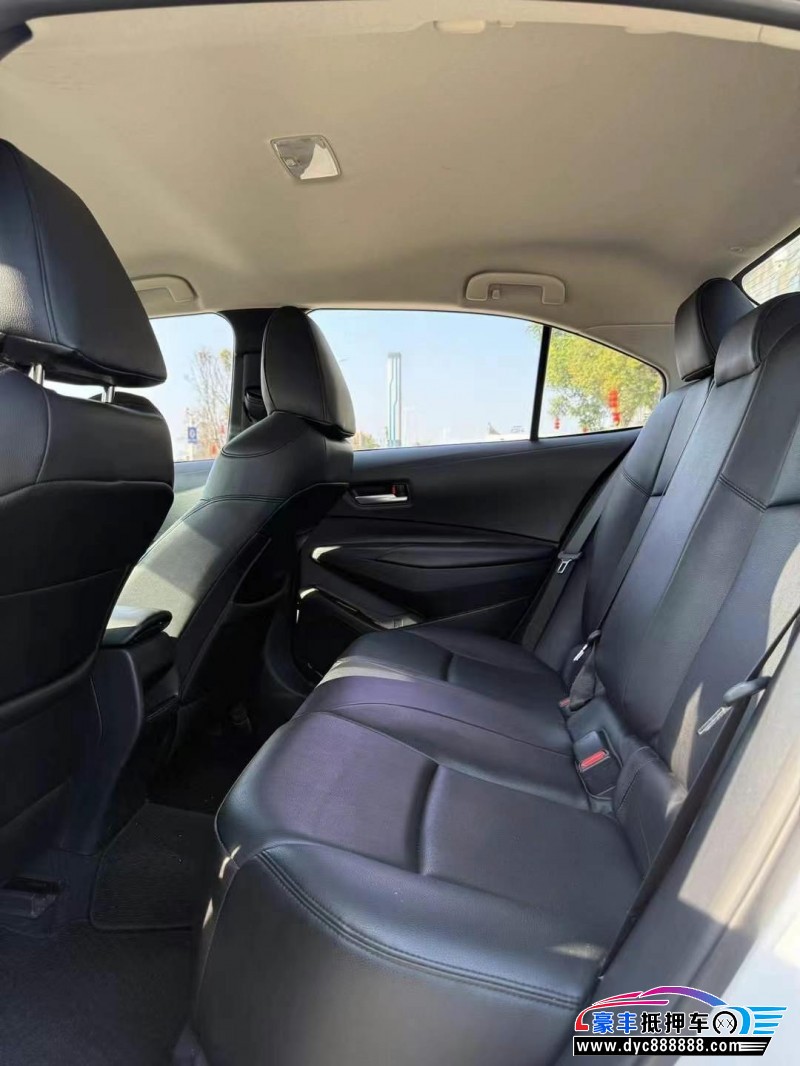 22年丰田卡罗拉轿车抵押车出售