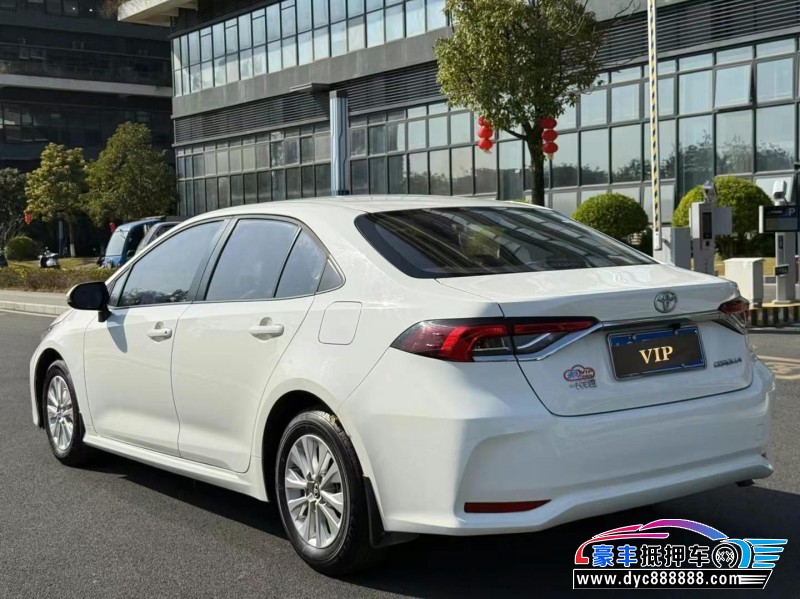 22年丰田卡罗拉轿车抵押车出售