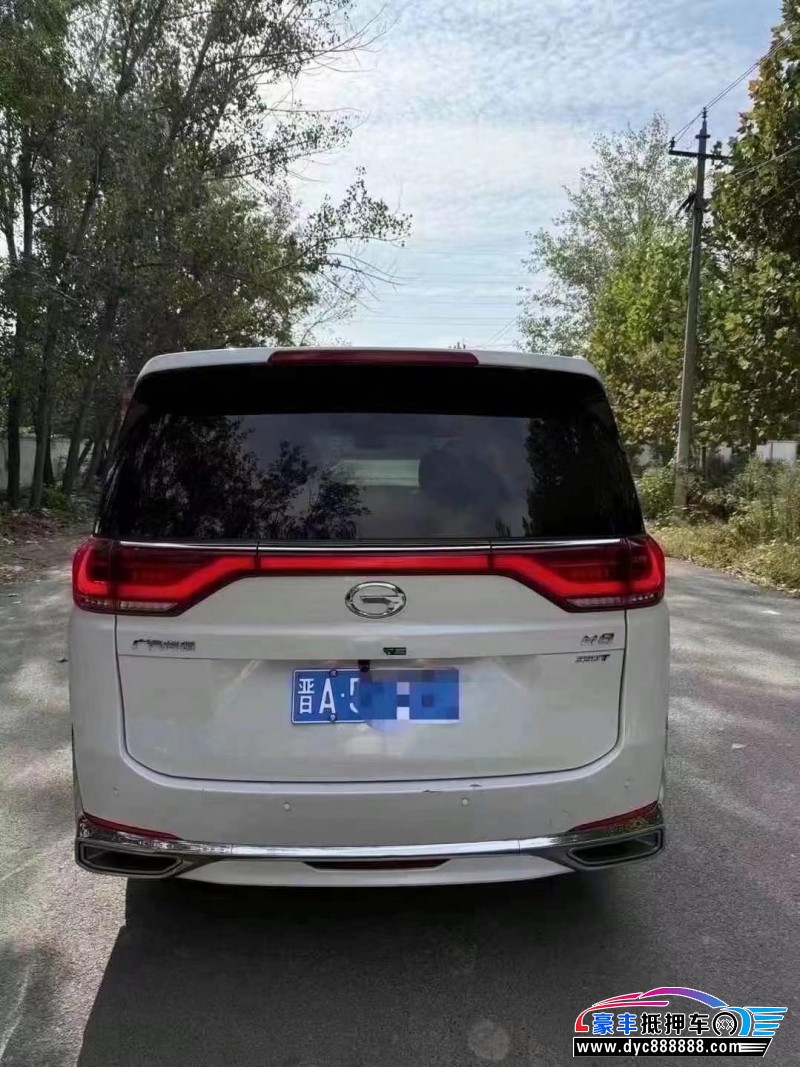 22年传祺M8轿车抵押车出售