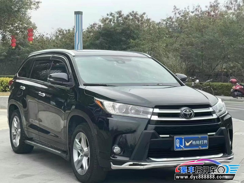 18年丰田汉兰达轿车抵押车出售