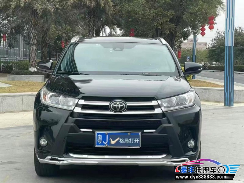 18年丰田汉兰达轿车抵押车出售