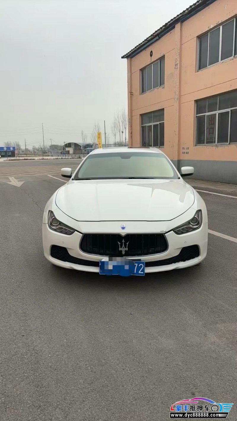 15年玛莎拉蒂Ghibli轿车抵押车出售