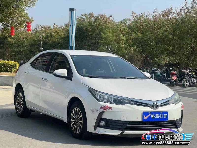 18年丰田卡罗拉轿车抵押车出售