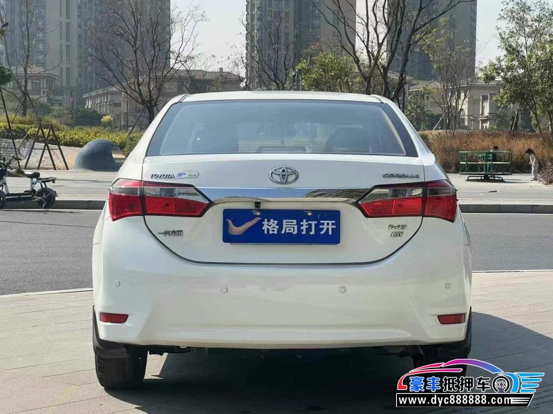 18年丰田卡罗拉轿车抵押车出售