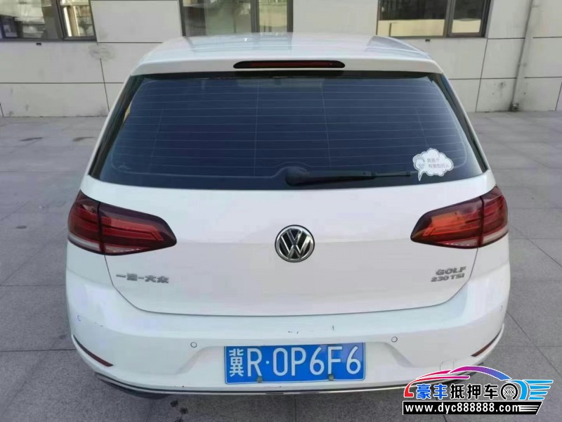 18年大众高尔夫轿车抵押车出售