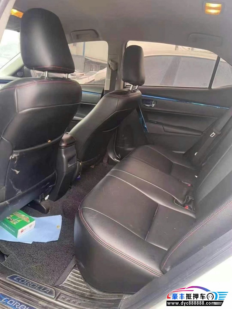 16年丰田卡罗拉轿车抵押车出售