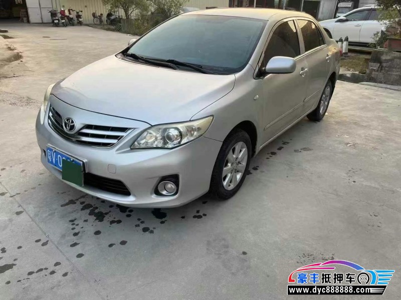 12年丰田卡罗拉轿车抵押车出售