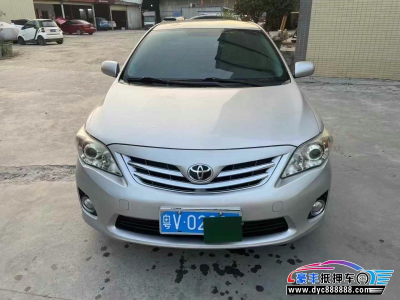 12年丰田卡罗拉轿车抵押车出售