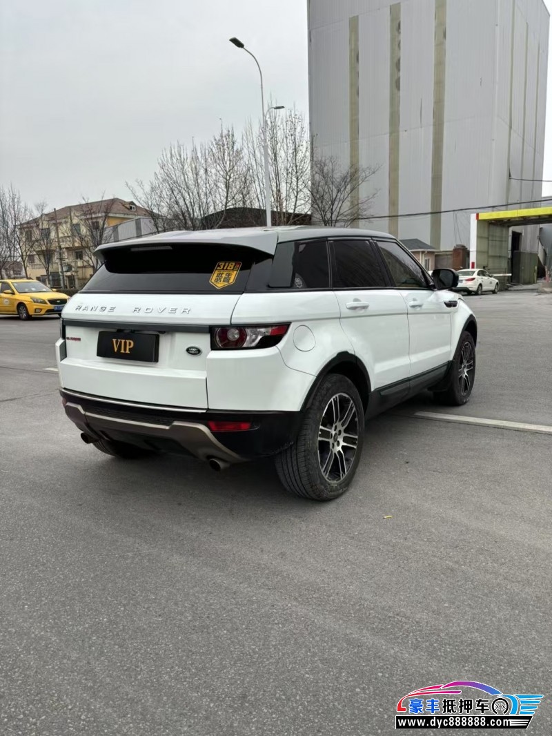 13年路虎揽胜极光轿车抵押车出售