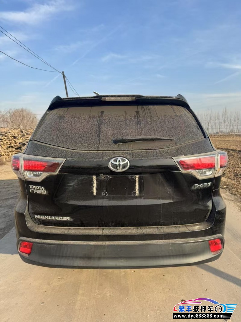 17年丰田汉兰达轿车抵押车出售