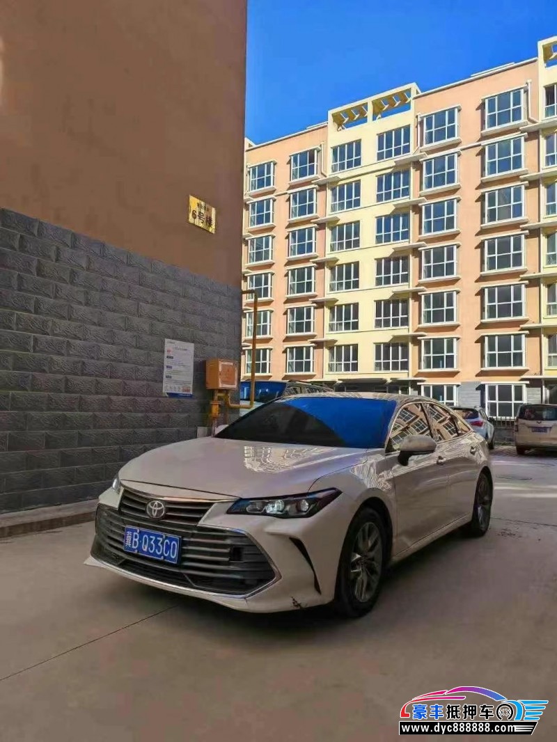 21年丰田亚洲龙轿车抵押车出售