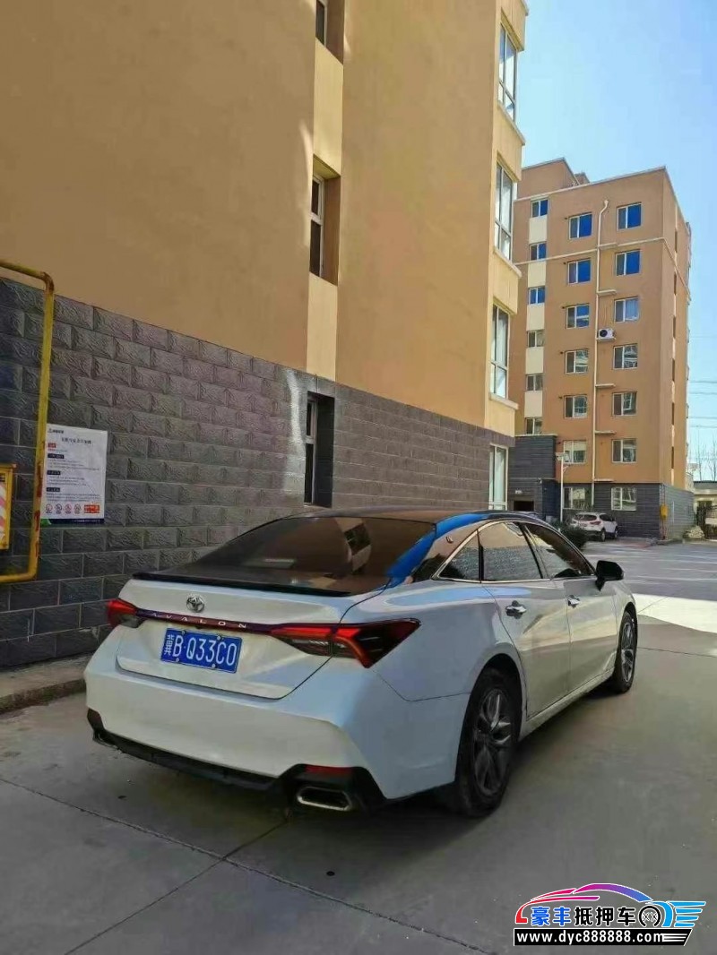 21年丰田亚洲龙轿车抵押车出售