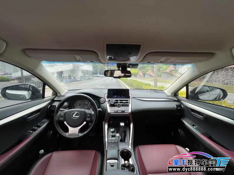 19年雷克萨斯NX轿车抵押车出售