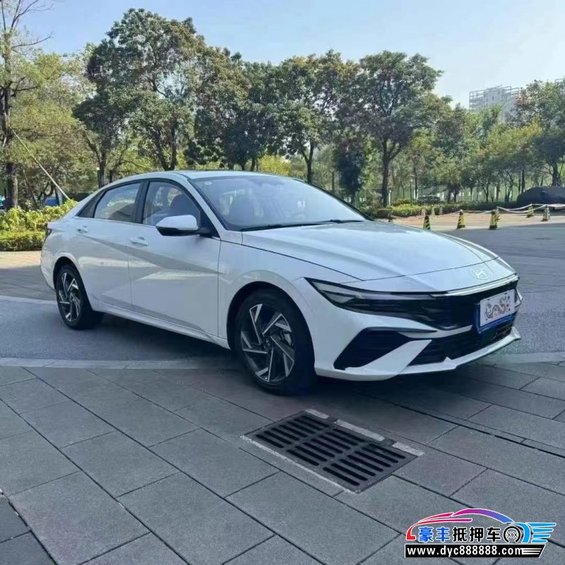 24年现代伊兰特轿车抵押车出售