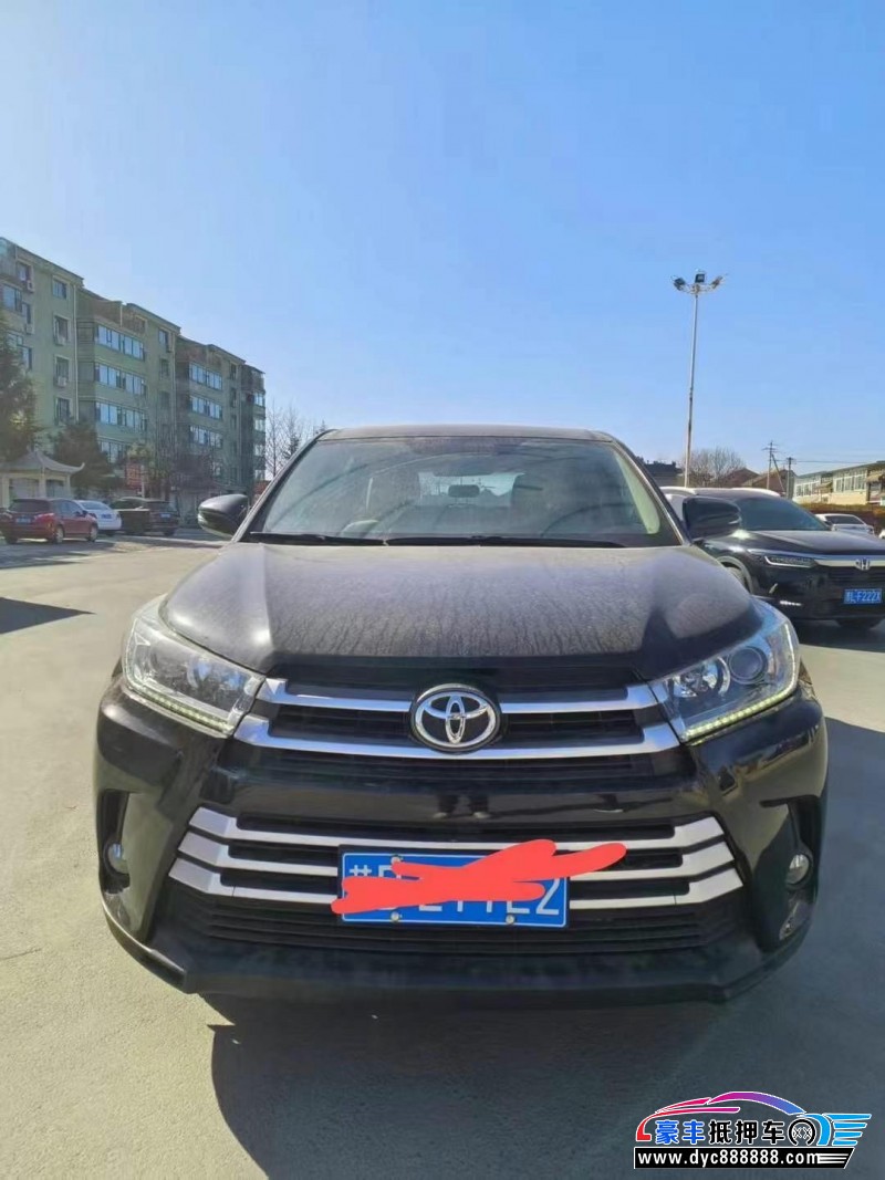 21年丰田汉兰达轿车抵押车出售