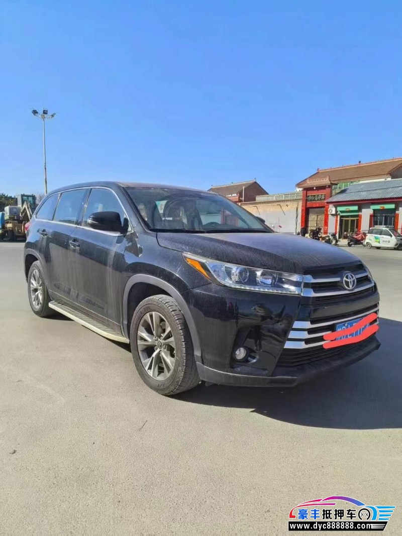 21年丰田汉兰达轿车抵押车出售