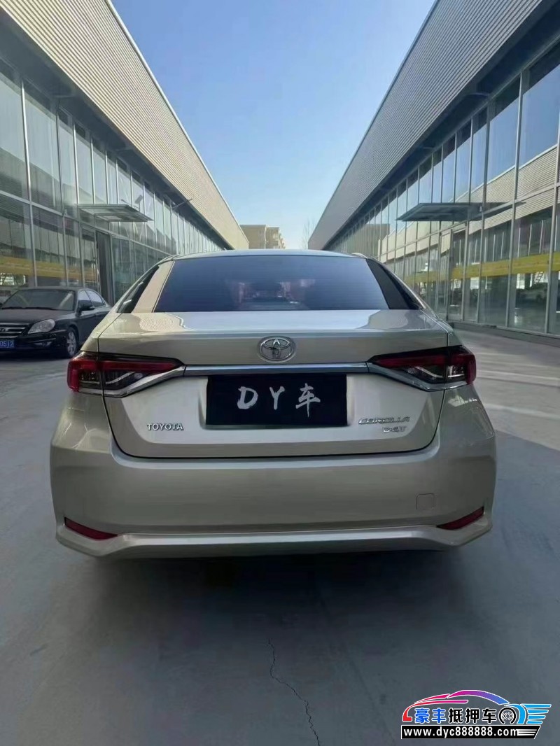 19年丰田卡罗拉轿车抵押车出售