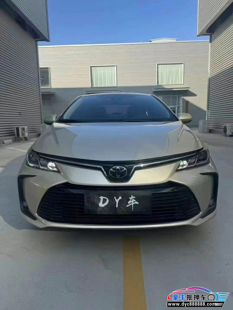 19年丰田卡罗拉轿车抵押车出售