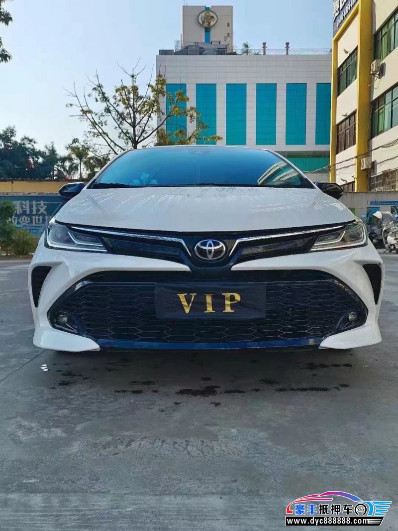 23年丰田卡罗拉轿车抵押车出售