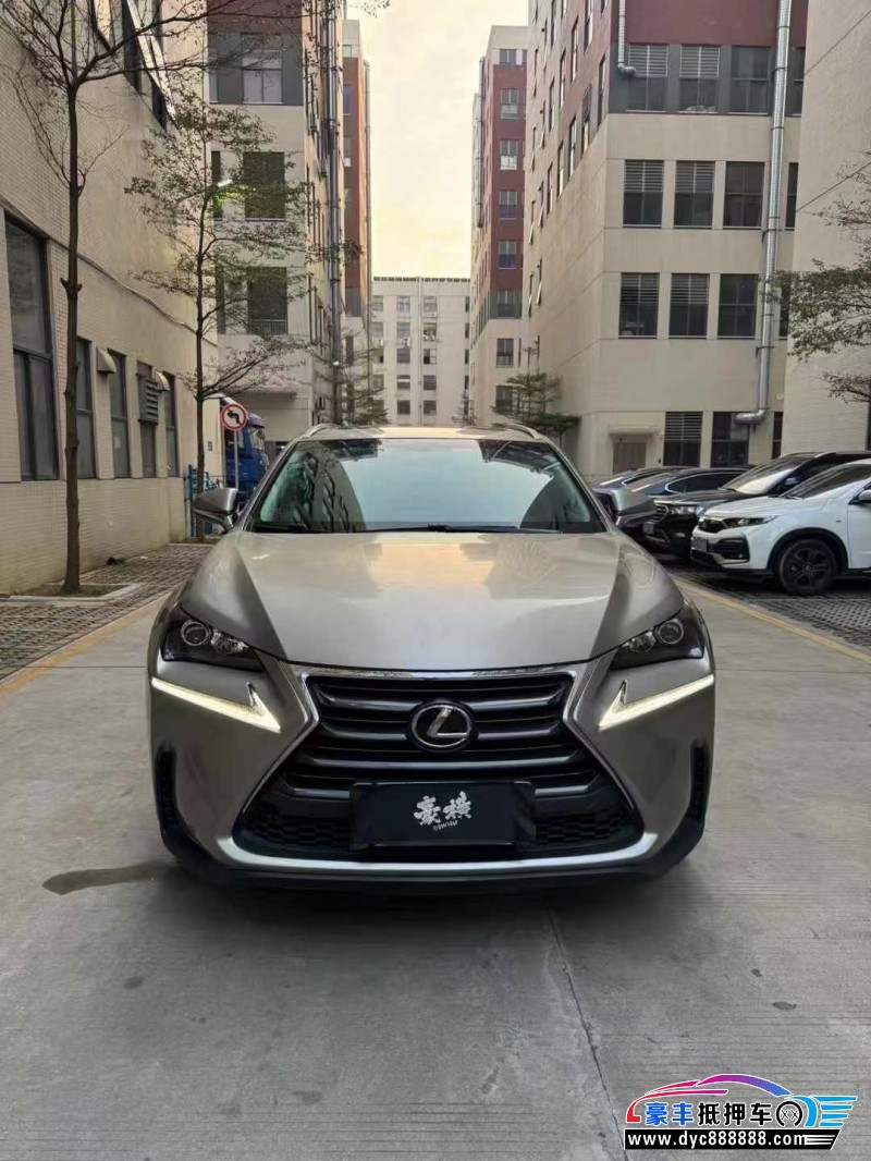 17年雷克萨斯NX轿车抵押车出售