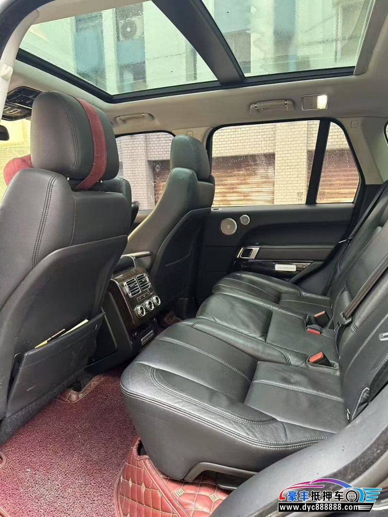 17年路虎揽胜行政SUV抵押车出售