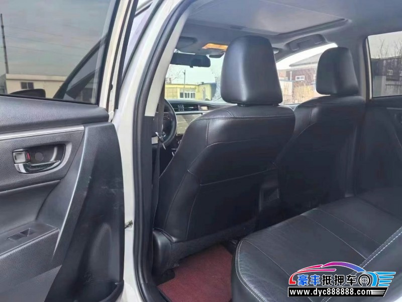 17年丰田卡罗拉轿车抵押车出售