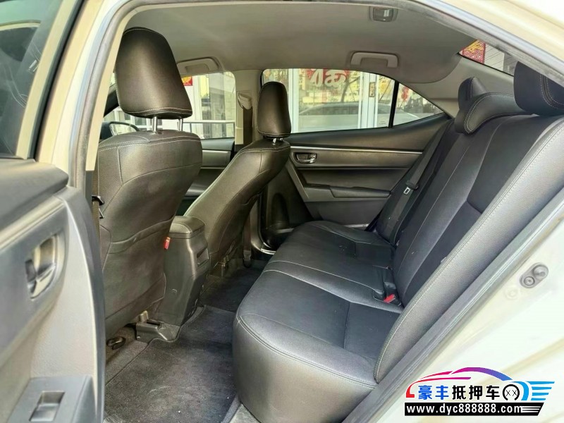 17年丰田卡罗拉轿车抵押车出售